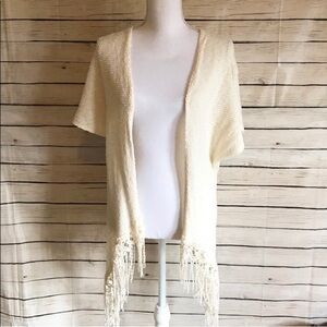 Staring At Stars Knit Cream Kimono
